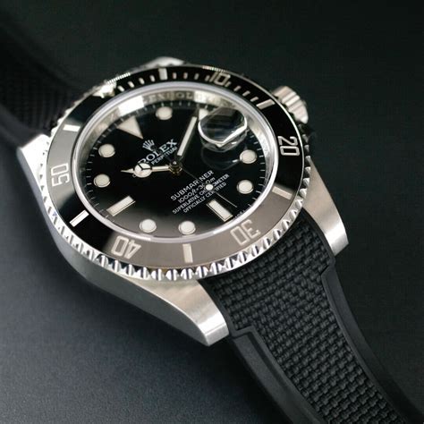 rubber rolex submariner strap|Strap for Rolex Submariner 40mm .